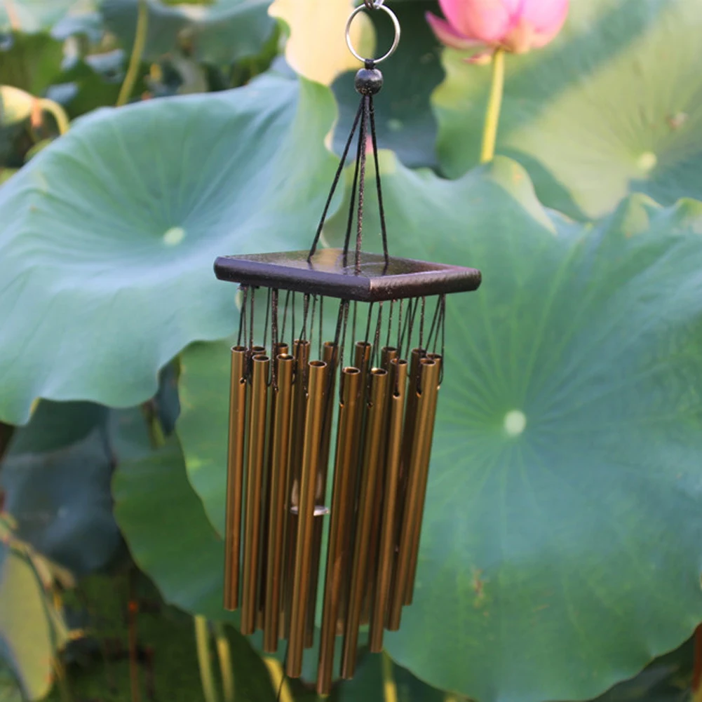 Китайские колокольчики Двор Сад медные трубки Античная Windchime настенный домашний