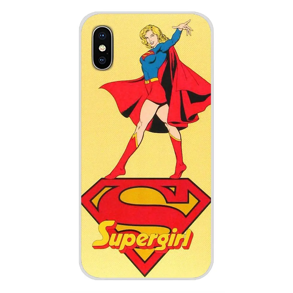 Чехлы для мобильных телефонов Samsung A10 A30 A40 A50 A60 A70 Galaxy S2 Note 2 3 Grand Core Prime fashion Supergirl comics