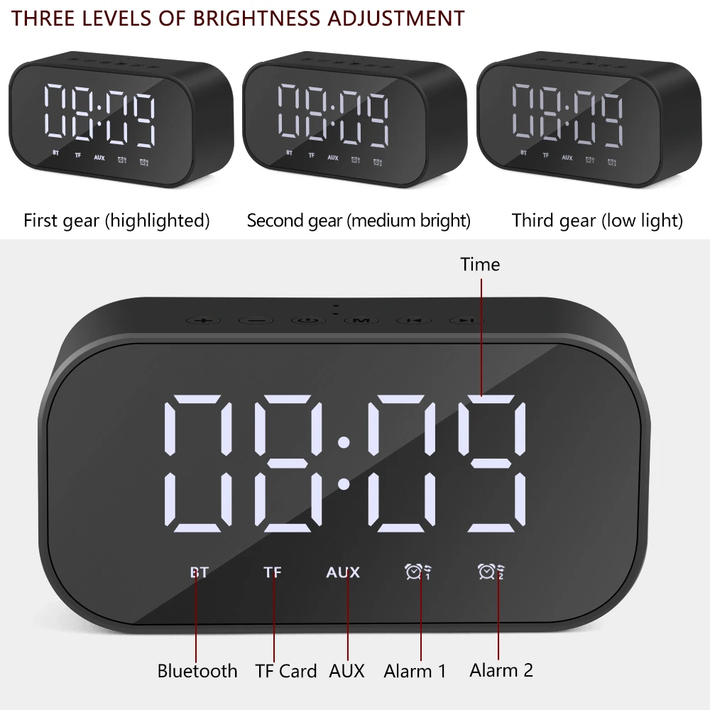 TOPROAD Bluetooth динамик переносные беспроводные колонки звуковая коробка музыкальный