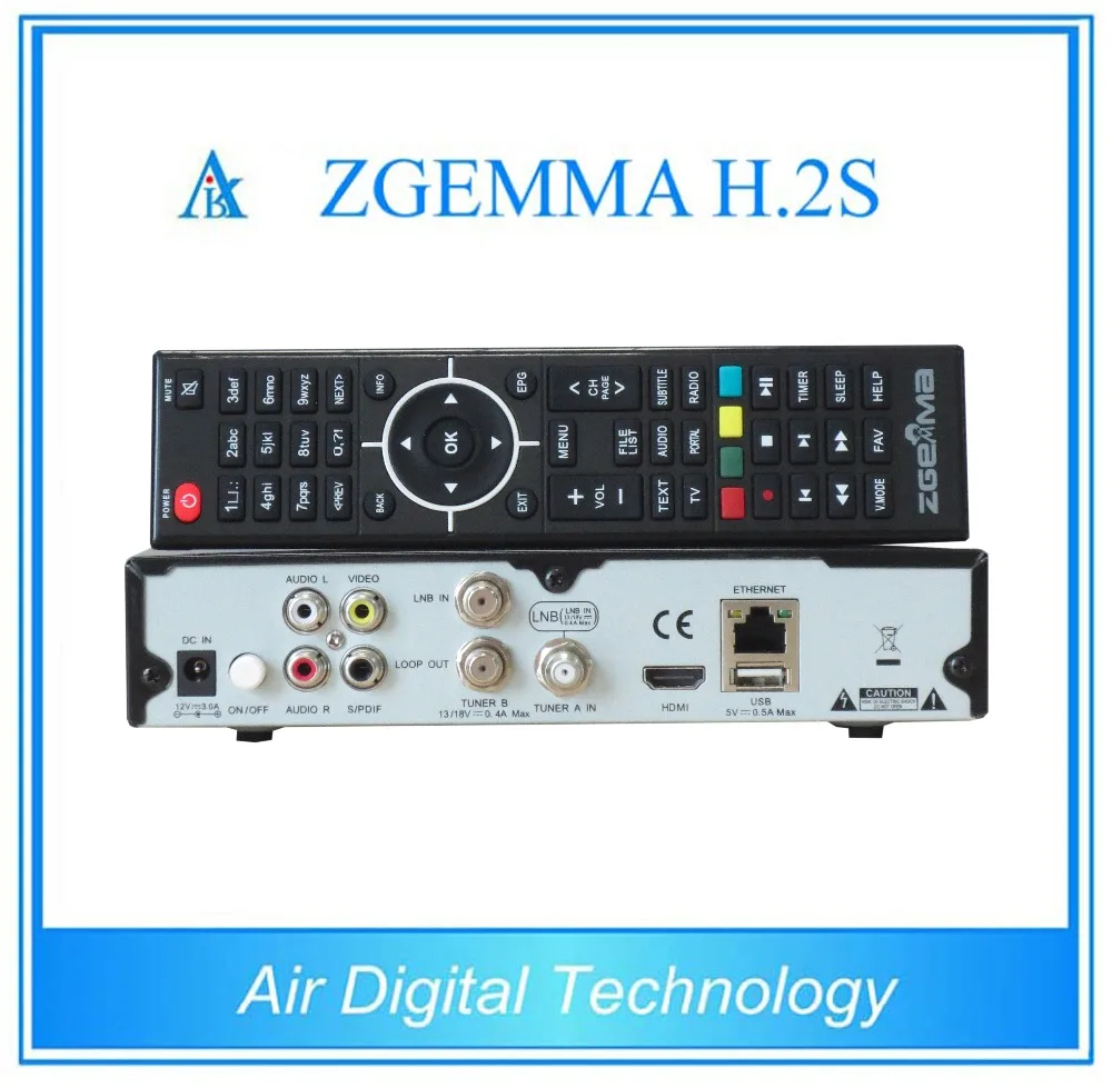 Фото Быстродействующий ЦП ZGEMMA H.2S, спутниковый приемник, двойной тюнер DVB S/S2 №4