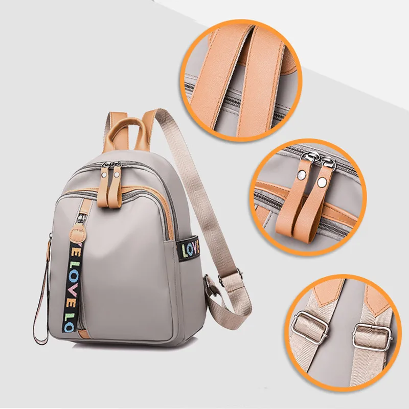 Новый рюкзаки для женщин Мода Нейлон водостойкий рюкзак Джокер тенденция