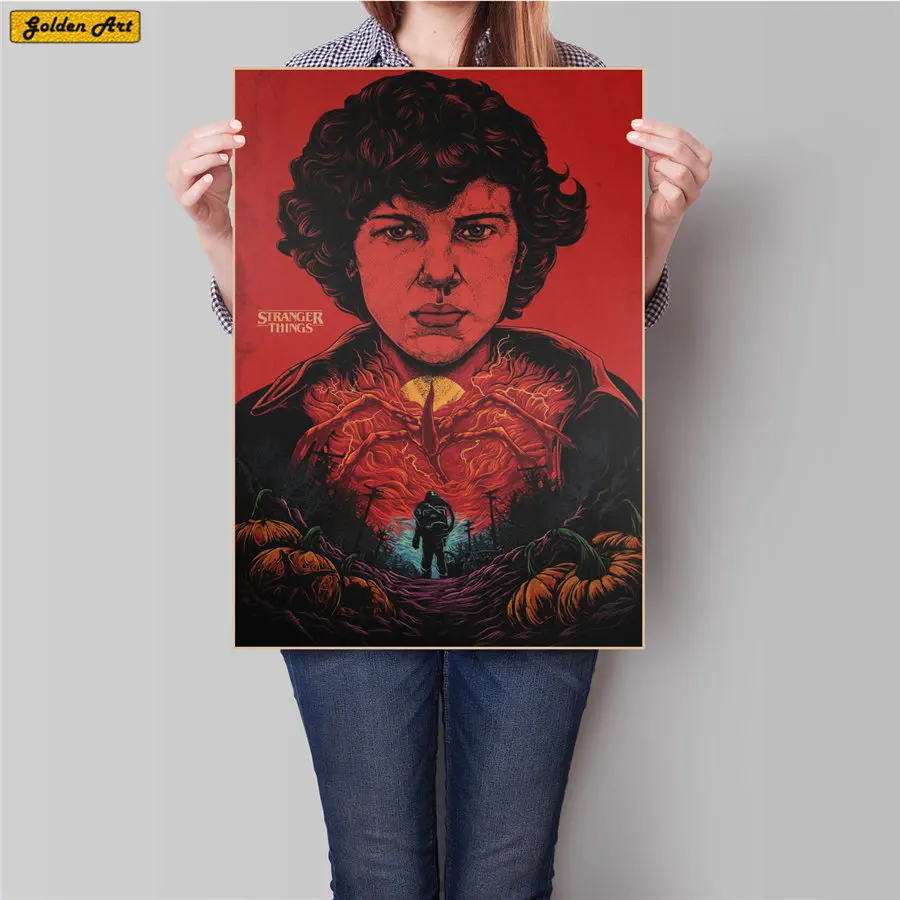 Фильм очень странные дела 2 винтажный постер из крафт-бумаги картина с принтом