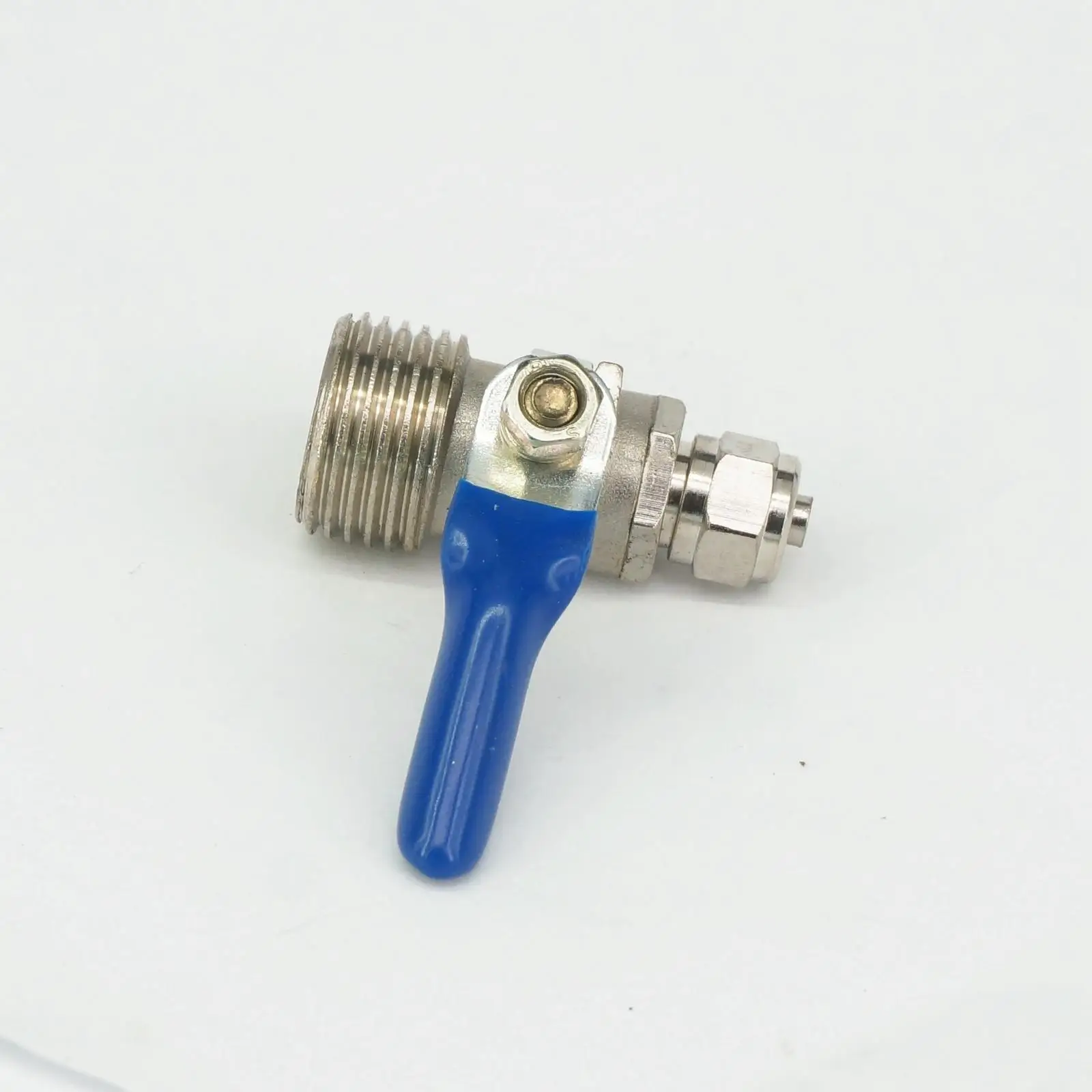 Латунный шаровой клапан 1/2 "BSP Мужской резьбовой подходит для 4/6 мм ID/OD шланг с