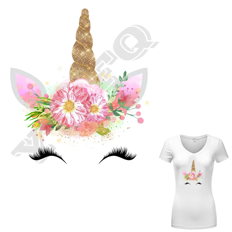 Цветочные Патчи милые утюжок на пластырь футболки Платья DIY Аксессуары Одежда