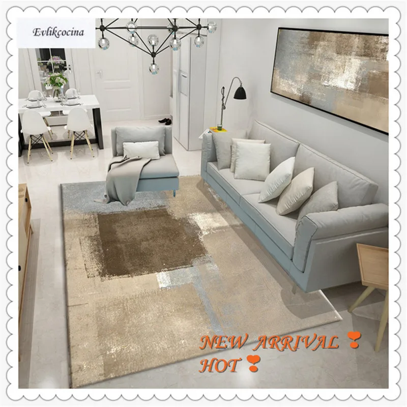 

Free Shipping Nordic Coffee Gray Mix Color Carpet Room Area Floor Rugs Mat Tapeti Casa Modern Bedroom Tapete Para Sala Alfombra