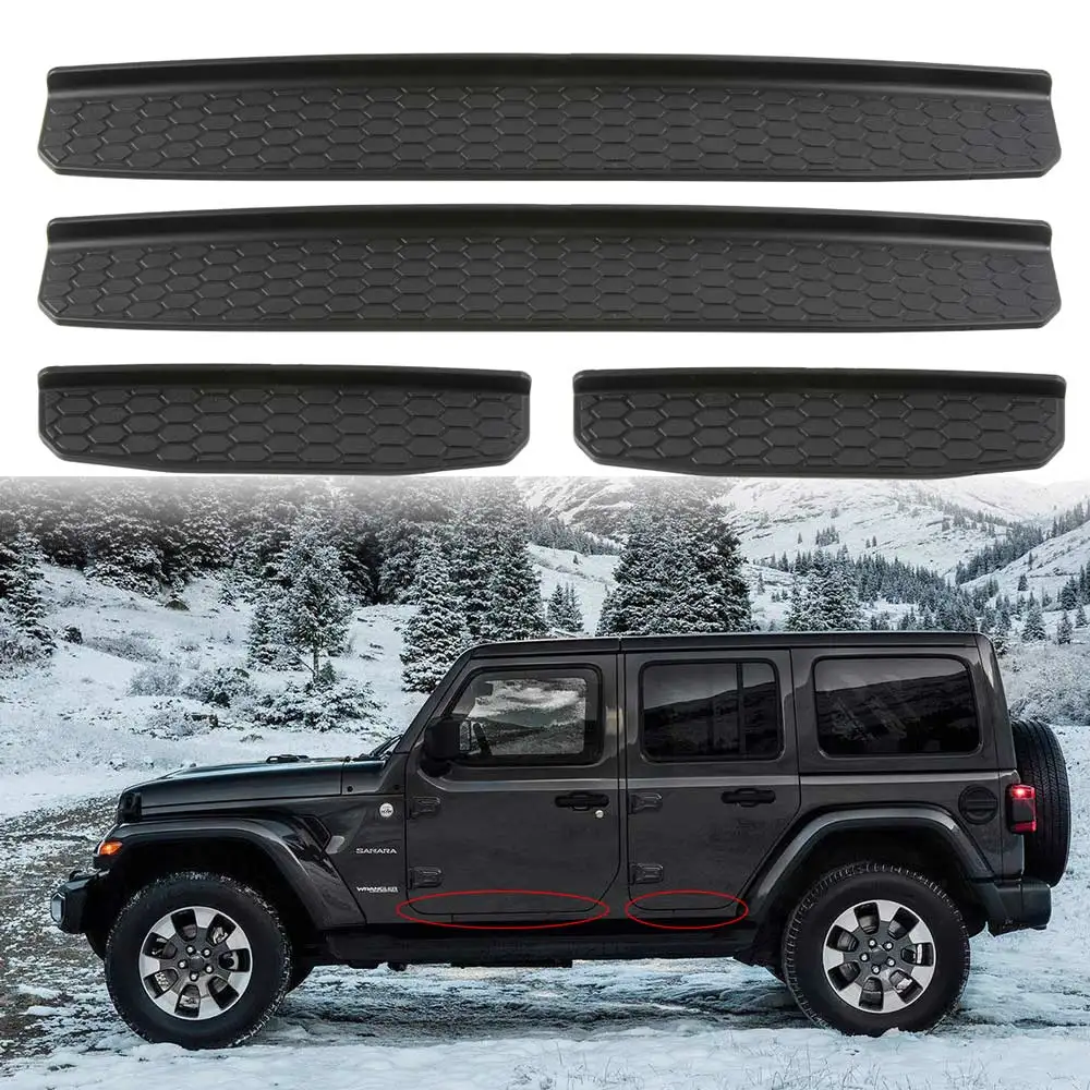 Защитная Накладка на порог для Jeep Wrangler JL 2018|Грязезащита| |