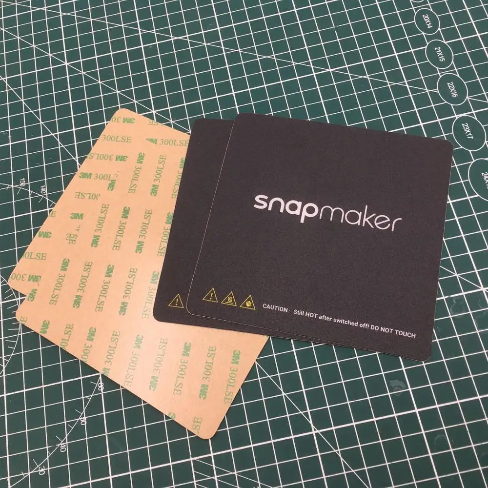 5 шт. Snapmaker 3D-принтеры с подогревом наклейки для кровати очаг печатных поверхность