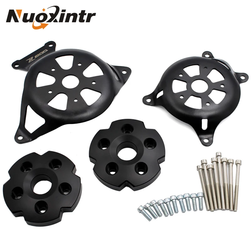 Nuoxintr Motorcycle Engine Stator Cover Engine Guard Protection Side Shield Protector For Kawasaki Z750 Z800 2013-2017 Z 750 800