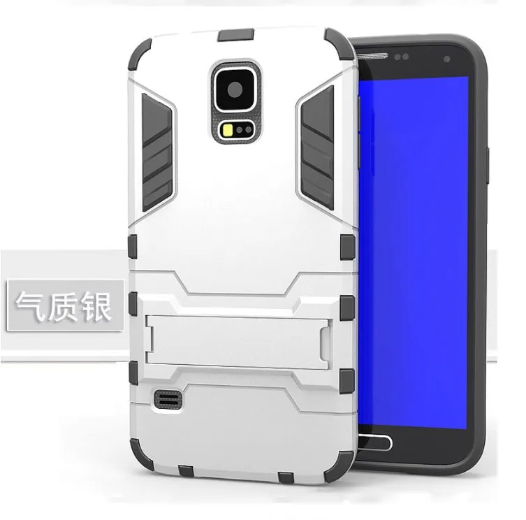 For Samsung S5 Case Kickstand i9600 G900A Armor Shockproof Back Coer Galaxy s5 Hard Silicone Phone Stand Silicon Bumper |