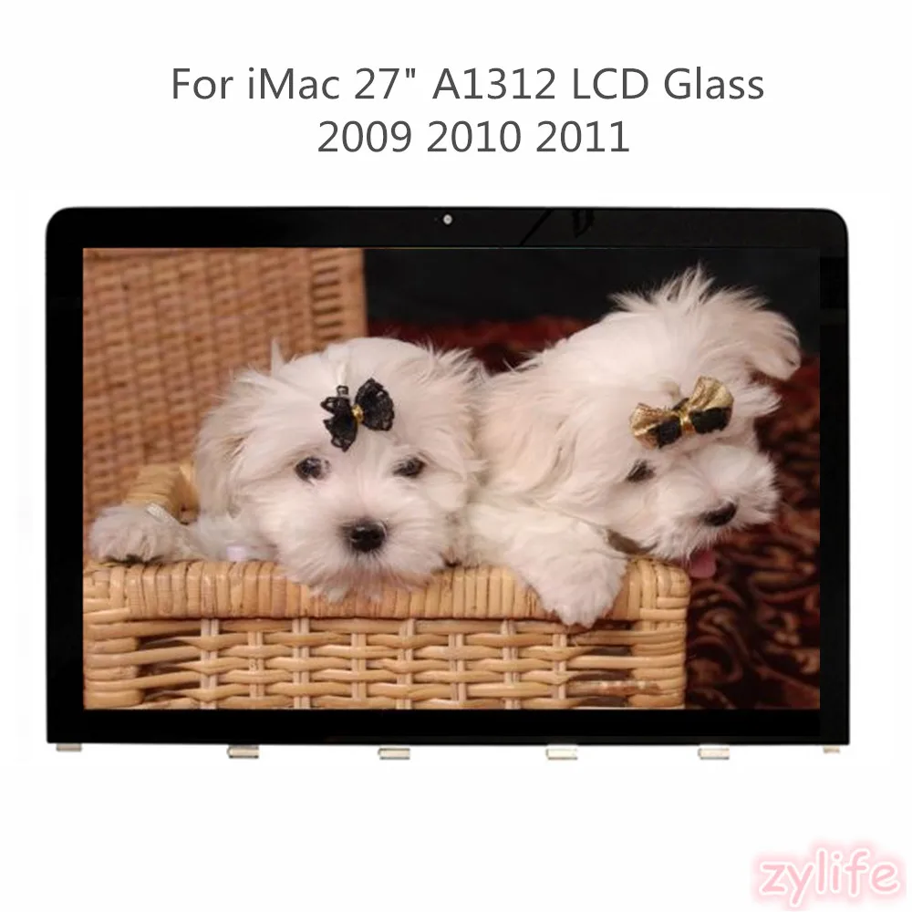 10 шт. ЖК стекло передняя панель экрана для Apple iMac 27 &quotA1312 Late 2009 Mid 2010 922 9147 9469