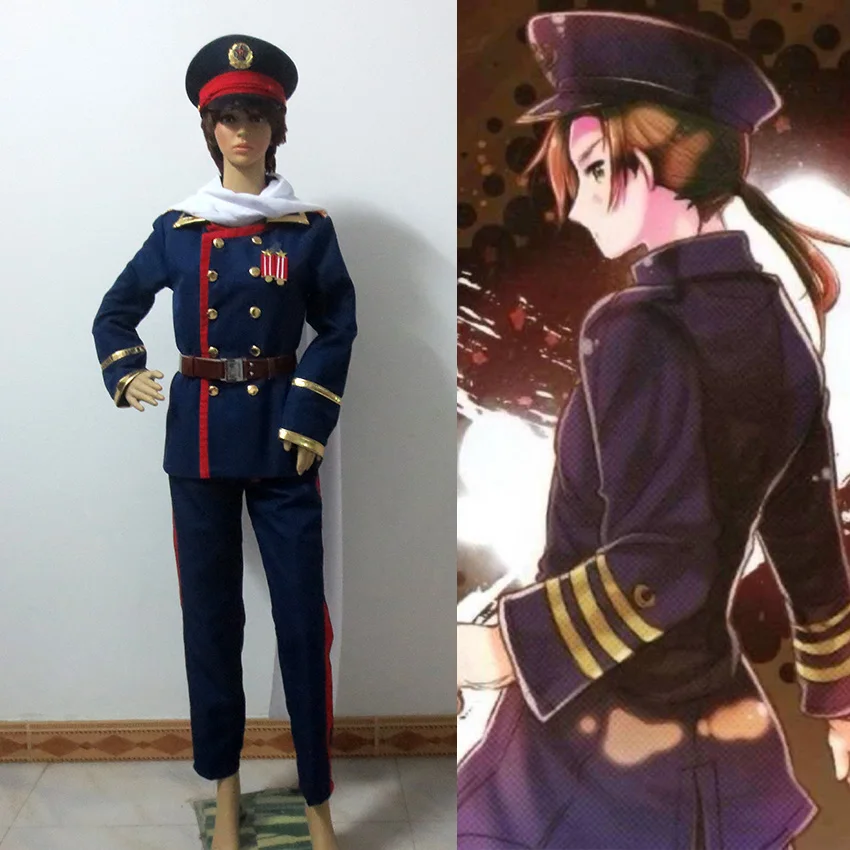 Аниме Axis Powers Hetalia APH Советский Союз Россия Иван Брагинский Косплей Костюм