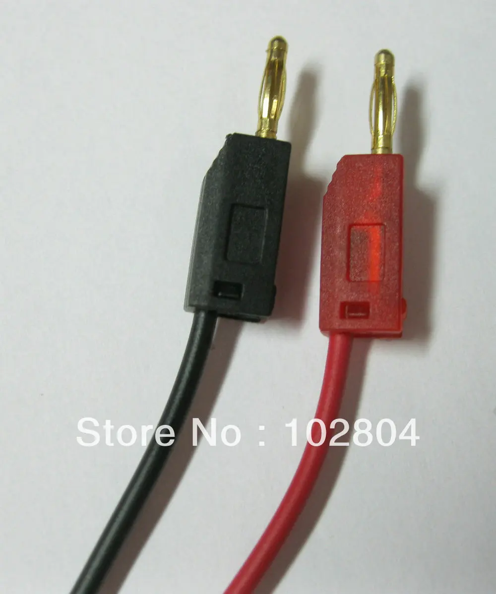 5 комплектов 2 мм позолоченный Тестовый Кабель с банановым штекером цвета длиной
