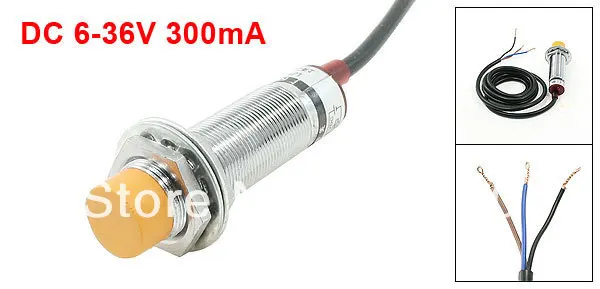 

LJ18A3-8-Z/от DC 6-36V 300mA 18mm Dia 8mm обнаружение расстояния индуктивный датчик приближения PNP не открывается нормально