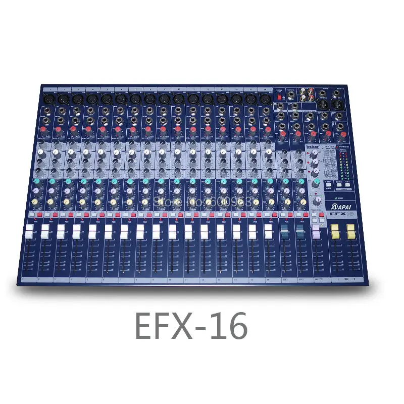 Профессиональный миксер EFX16 16 каналов Pro для караоке микрофоны 48 В звуковая
