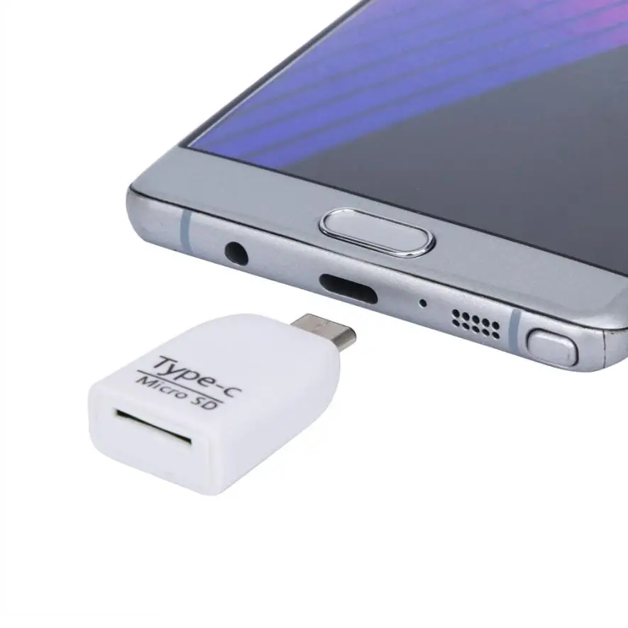 Высокое качество Новый мини Type C Micro SD TF кардридер OTG адаптер USB 3 1 портативный l0717 #2