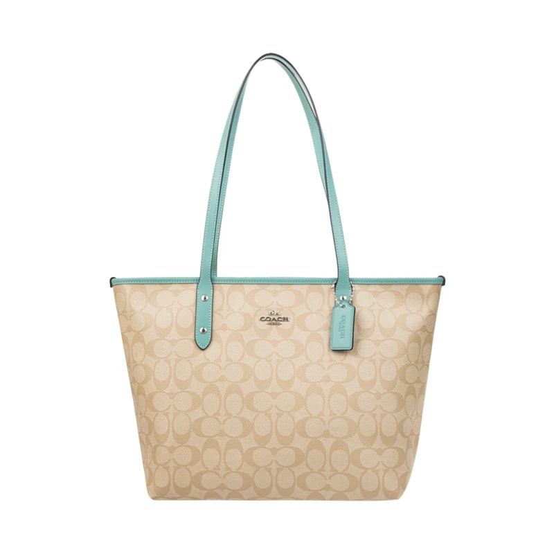 Coach Signature City Сумка-торба на Молнии Сумочка F58292/F37854/F39523 - Цвет: F58292SVNKA