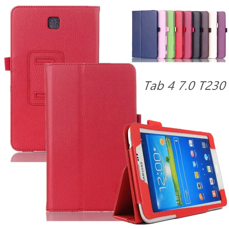 Чехол для Samsung Galaxy Tab 4 7 0 T230 T231 умный чехол книжка из искусственной кожи планшета SM