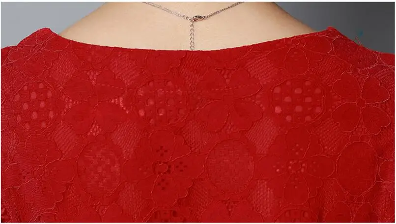 Blusas Mujer De Moda, летняя женская кружевная блузка с коротким рукавом, модные женские рубашки размера плюс, Женские топы и блузки размера s 3XL