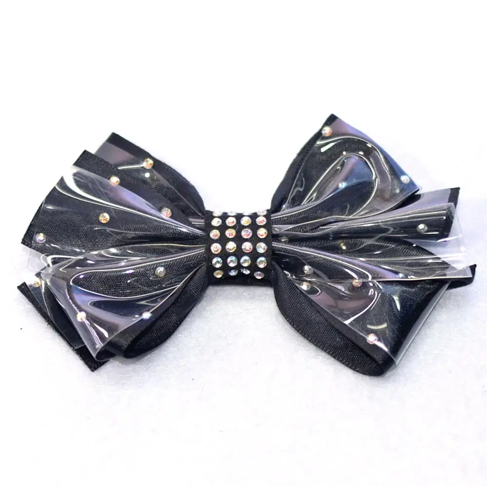 2PCS Bow Shoe Charms Shoes Decorations For Women High Heels Pumps Sandals Bowknot Crystal Accessoires Satin &amp TPU | Обувь