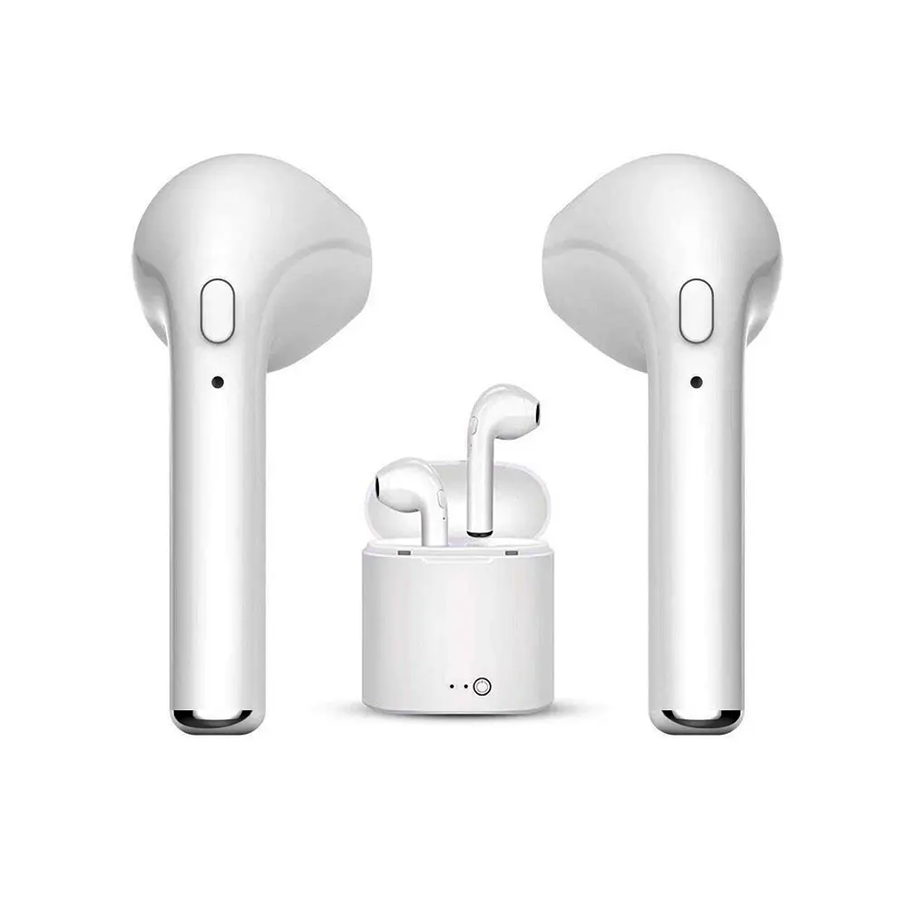 RGLM i7s TWS мини цветные Рисованные Bluetooth Беспроводные наушники с зарядной коробкой спортивные гарнитуры для всех смарт-мобильных