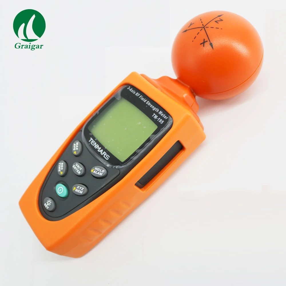 Tenmars TM195 3 осевой EMF RF измеритель электросмога тестер мощности|tester|tester metertester power |