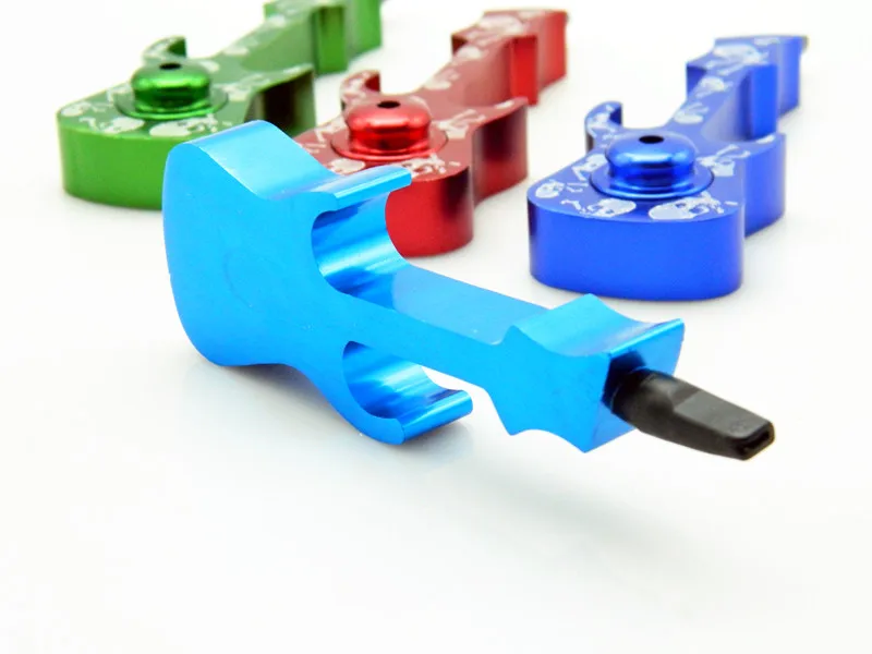 1 шт. Новая мода скрипка стиль металлическая алюминиевая гитара табачная трубка