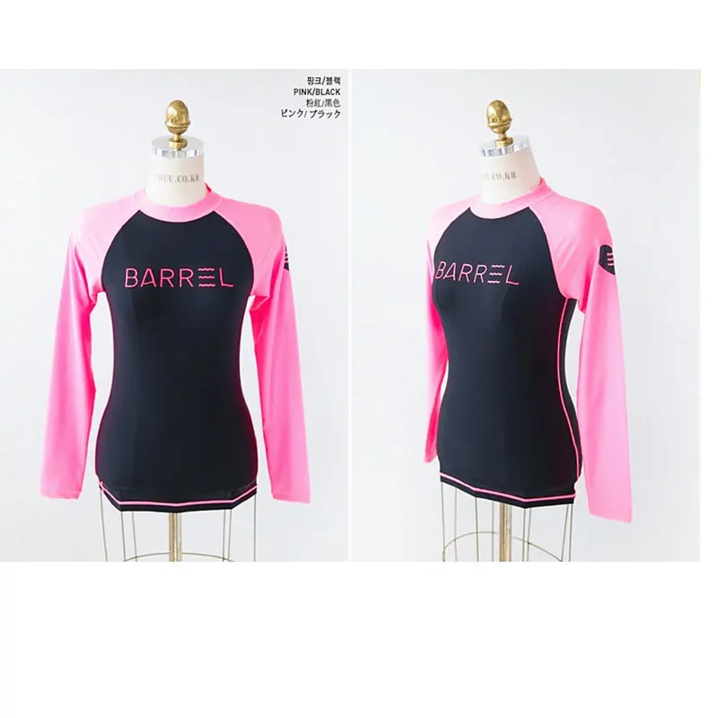 Woman's Dive Skin Women Girls Youth 2017 3-pieces Set Rash Guard and Leggings Long Sleeve Sports Wetsuit Swimwear Swim Su |