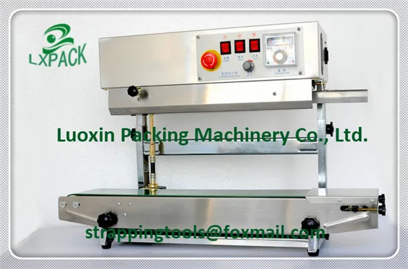 Машина для непрерывной упаковки пластиковых пакетов с кодом даты термоусадочный