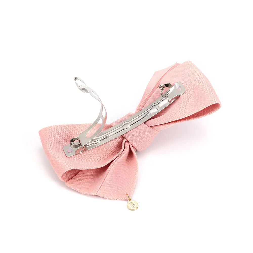 

Cute Bowknot Hair Clip Colorful Hairpins for Women Solid Color Cloth Fabric Barrettes Girls Hair Styling Tools Headwear