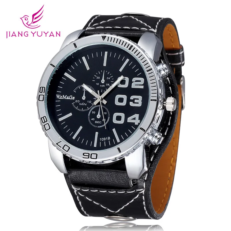 WoMaGe new Sport style watch three small decorative fashion men's relojes deportivos male quartz heren horloge silicone Strap