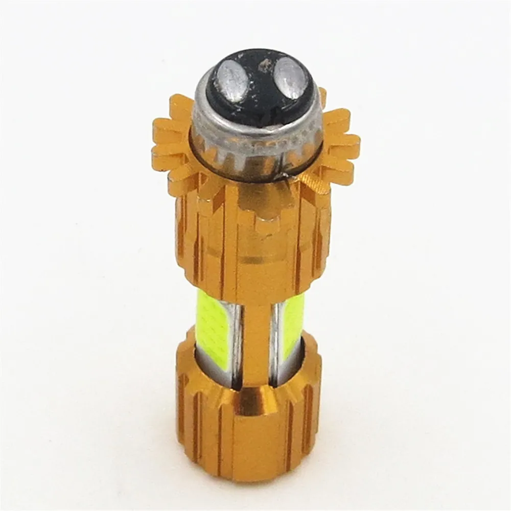 1 шт. H6M светодиодная фара для мотоцикла 3X COB LED PX15d P15D25 Hi/Lo лампа скутера|Передние