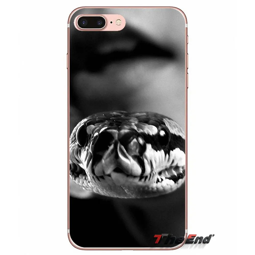 Чехол для телефона Sony Xperia Z Z1 Z2 Z3 Z5 compact M2 M4 M5 E3 T3 XA Aqua LG G4 G5 G3 G2 Mini Crazy Black Python Snake Viper |