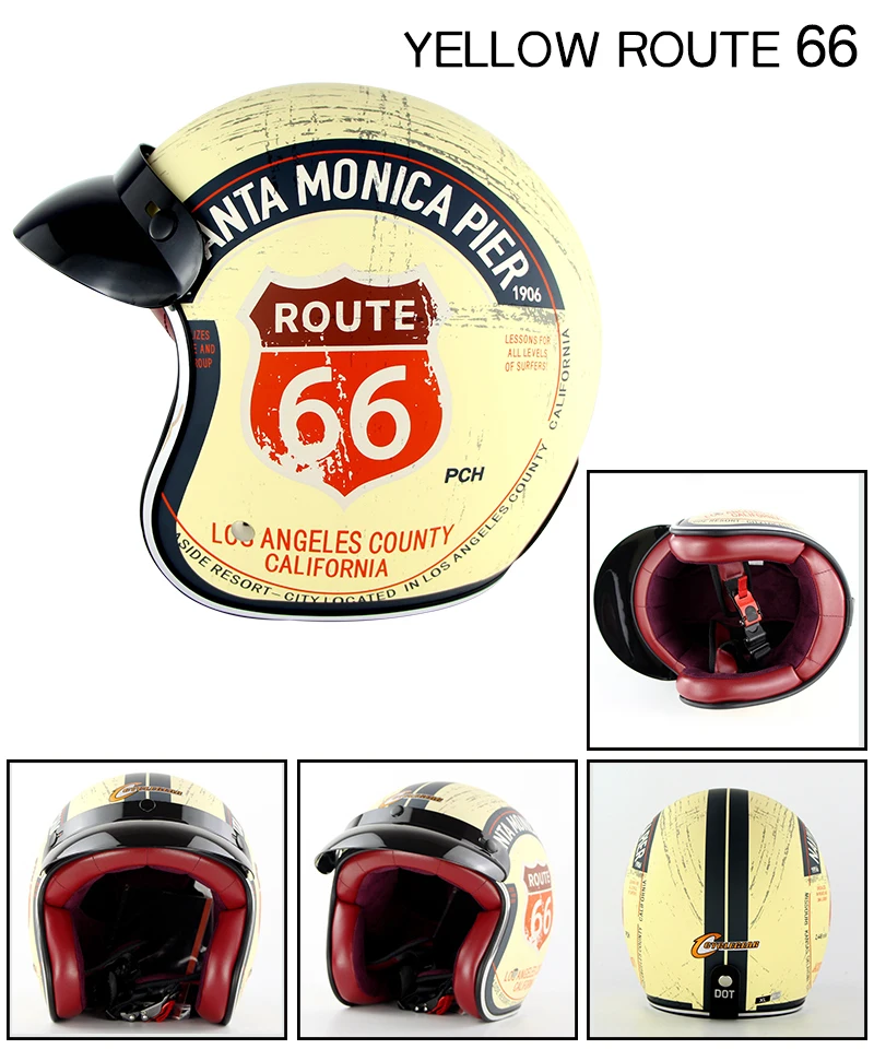 Классический мотоциклетный шлем Soman в стиле ретро для мотокросса удобные