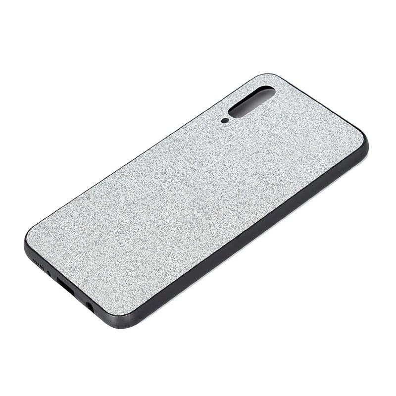 Samsung A50 -silver Девушка любовь Пластиковый Блестящий силиконовый чехол телефона Samsung galaxy a50 чехлы блестками глиттер спине чехла бампер гелакси гэлакси самсунг a50 case cover - Цвет: Samsung A50 -silver