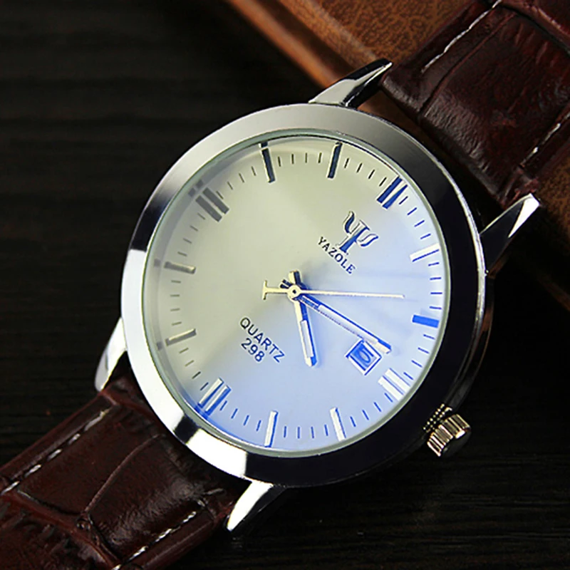 

Luxury 2020 Yazole Watch Men Fashion Business Quartz-watch Leather Belt Male Watches Relogio Masculino