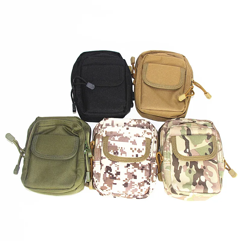 

Tactical Waist Bag Military Utility Gadget Molle Pouch Outdoor Camping Climbing Mobile Phone Key Tools Waist Belt Bag