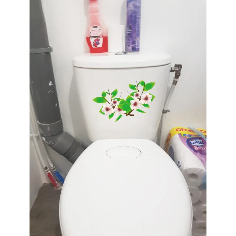 YOJA 22 5x14 9 см мультяшный розовый цветок детская комната Настенный декор наклейки