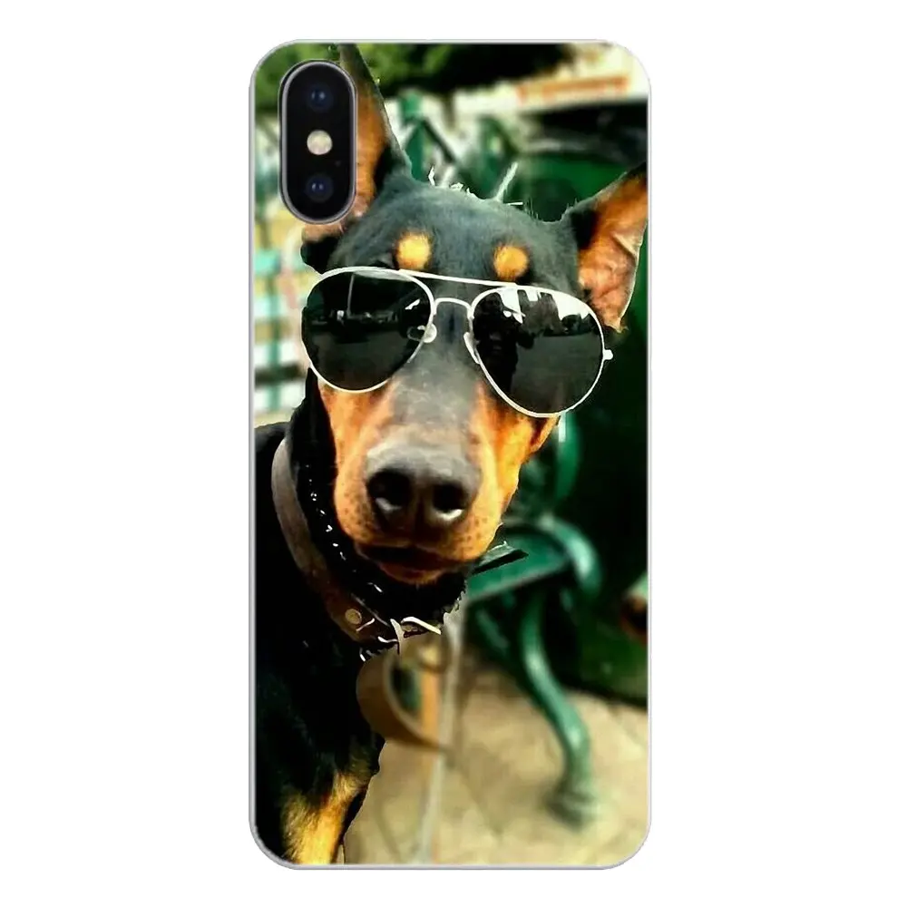 Силиконовые чехлы для лица Pinscher собака добермана язык Huawei P20 Lite Nova 2i 3i 3 GR3 Y6 Pro Y7 Y8 Y9