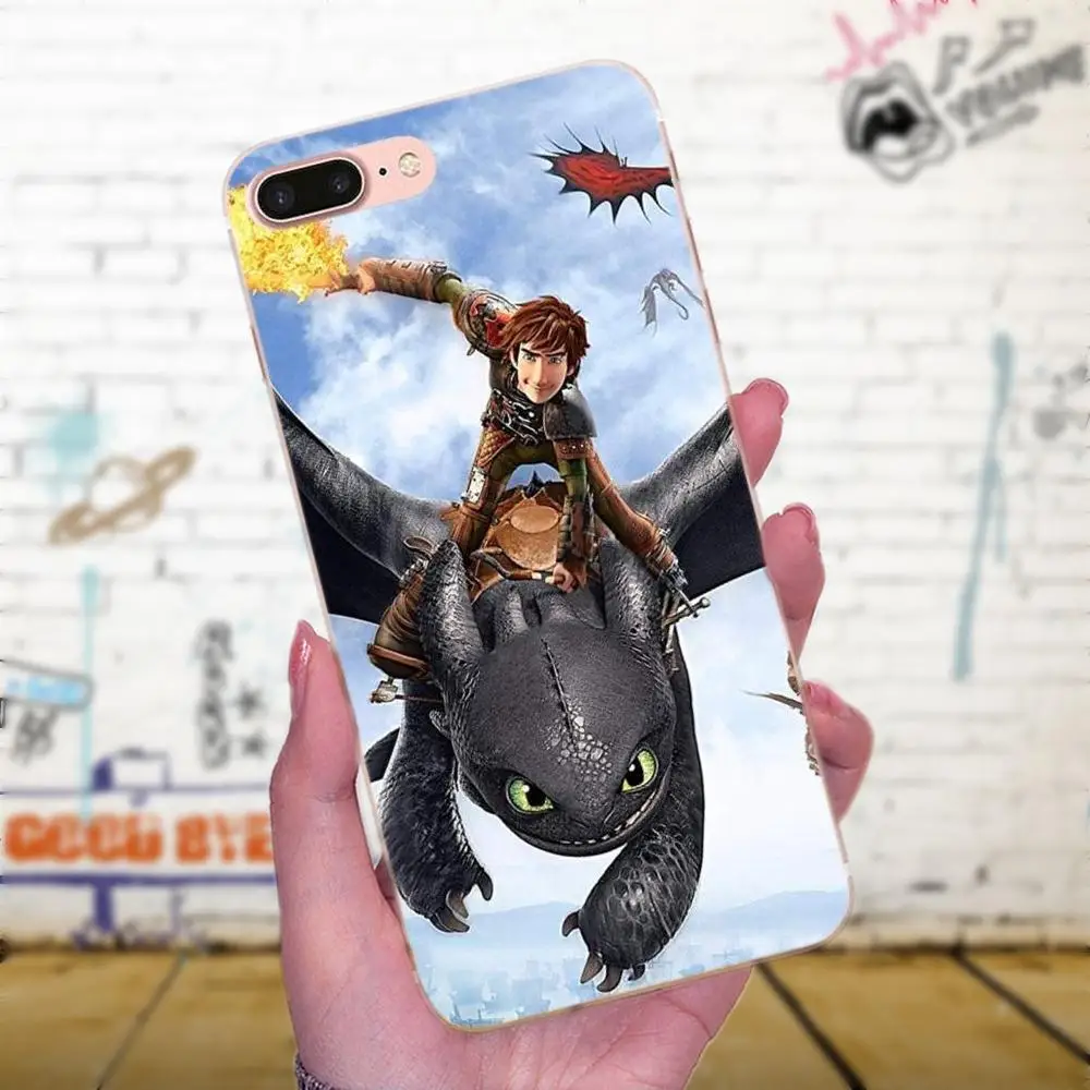 Soft TPU Mobile Pouch For Xiaomi Redmi Note 2 3 3S 4 4A 4X 5 5A 6 6A Pro Plus Toothless How To Train Your Dragon | Мобильные