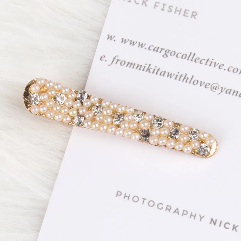 Новая мода стразы искусственные кристаллы заколка для волос зажим ювелирные