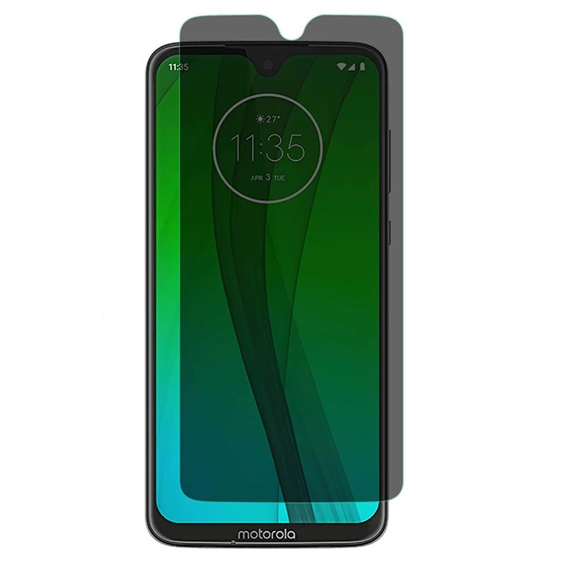 EXUNTON анти-шпионская Защитная пленка для экрана Motorola Moto G7 Power Plus антибликовое