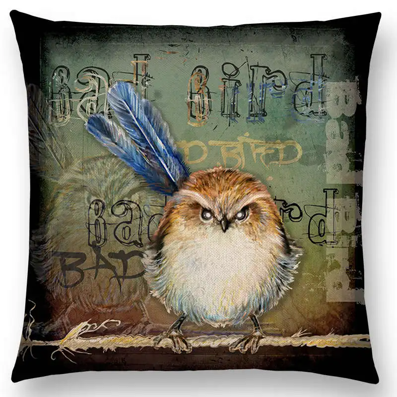 Классические Волшебные подушки в стиле ретро с животными домашний декор крутая