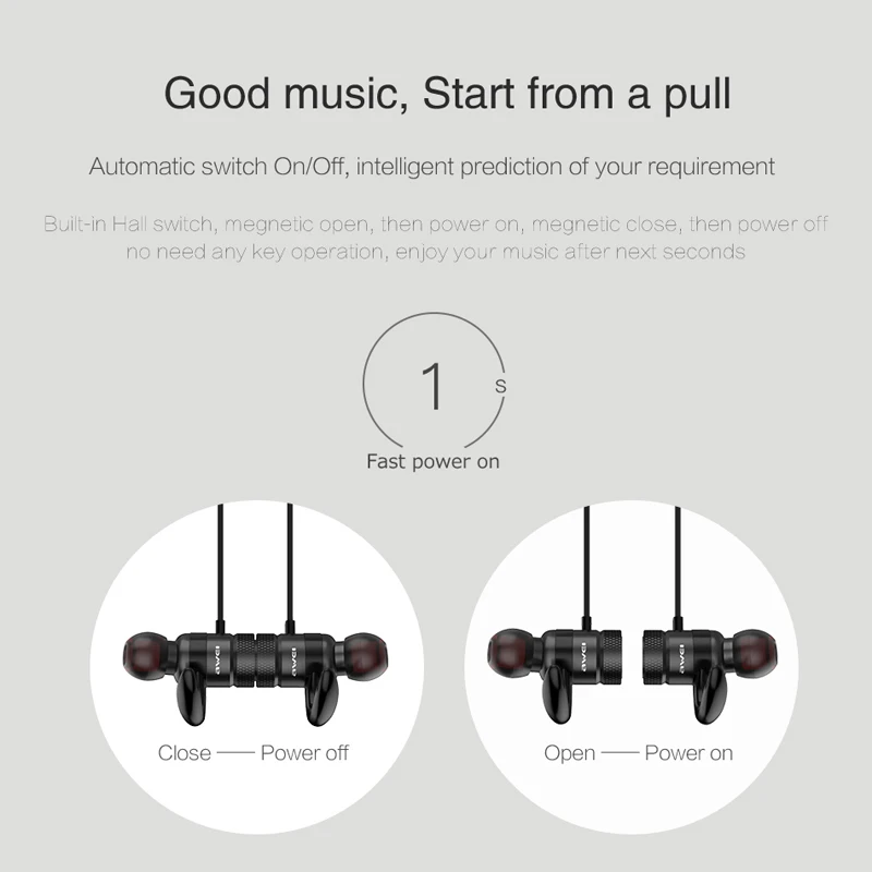 AWEI A920BLS Bluetooth наушники беспроводные наушники Бас Спорт Bluetooth гарнитура Auriculares беспроводные наушники шлем 10h музыка