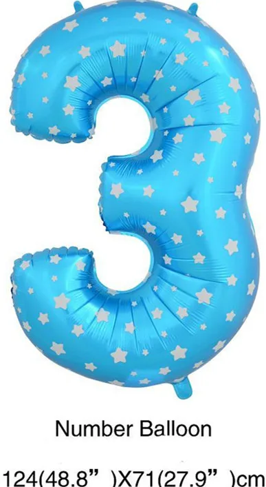 Комплекты украшений для девочек и мальчиков празднования дня рождения 3 13