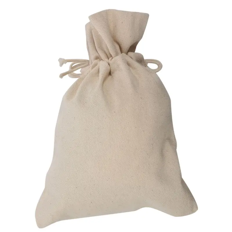 1 метр кремово-белый холст креативная Рождественская сумка для хранения с