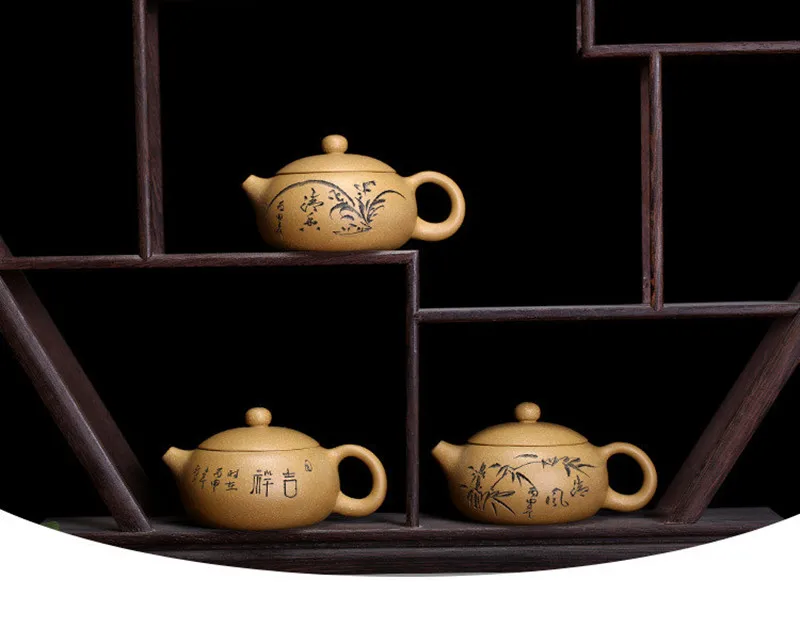 

2020 Teteras Teapot Ceramic Zisha Teapot Infuser Set 180ml Jingang Xishi Hu New Arrived Top Selling Drop Shipping