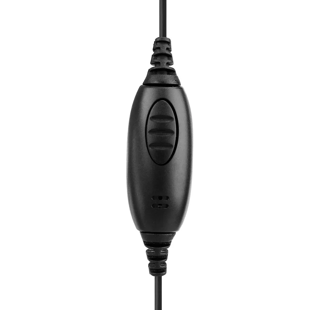2 шт. EE090Z 1-Pin 5 мм PTT Динамик Микрофон ушной крючок Наушники для RETEVIS RT20 Мини Walkie Talkie