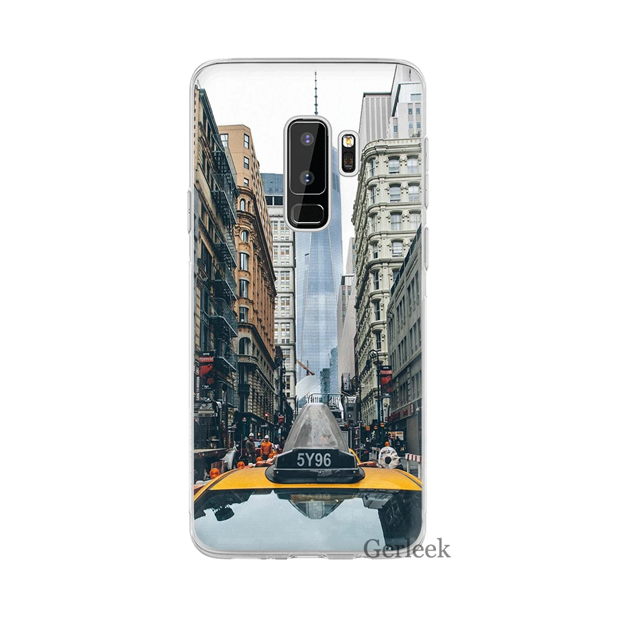 Чехол Desxz New York Landscape для Samsung Galaxy S3 S4 S5 S6 S7 Edge S8 S9 S10 Plus S10e | Мобильные телефоны и