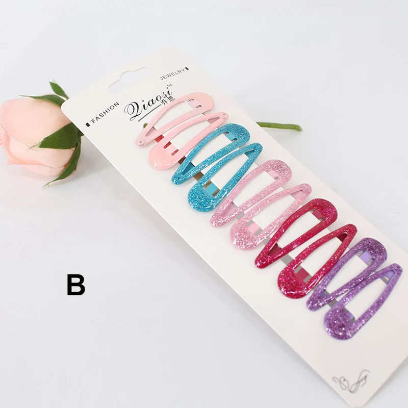 10 шт. блестящие заколки для волос детей маленьких девочек аксессуары милые