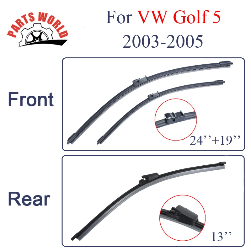 Комбинированные силиконовые резиновые передние и задние щетки стеклоочистителя